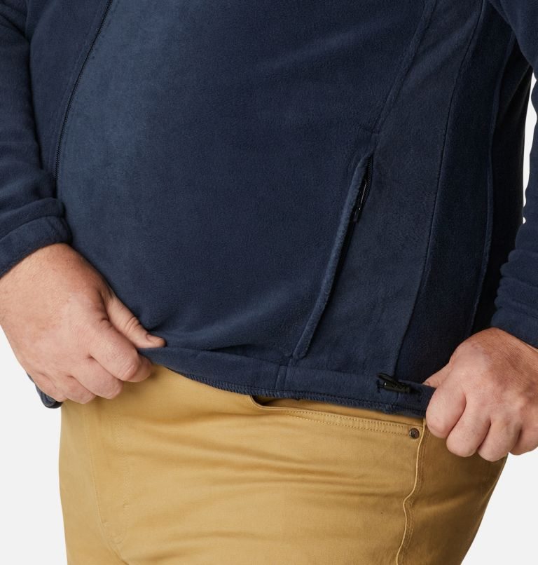 Men's Columbia Steens Mountain 2.0 Full Zip Fleece Jackets Navy | Plus Size CA-L68C5